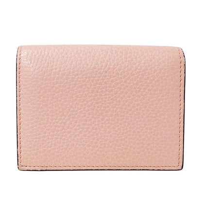 Gucci Wallet Bifold Animalier Leather Pink Mini Compact — view 2