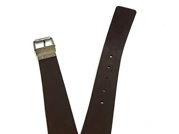 Louis Vuitton Belt Damier Infini Ceinture 40 Black Brown Leather Reversible — view 3