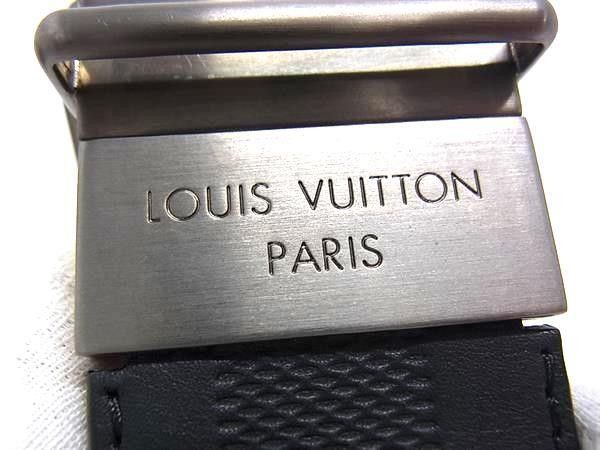Louis Vuitton Belt Damier Infini Ceinture 40 Black Brown Leather Reversible — view 4