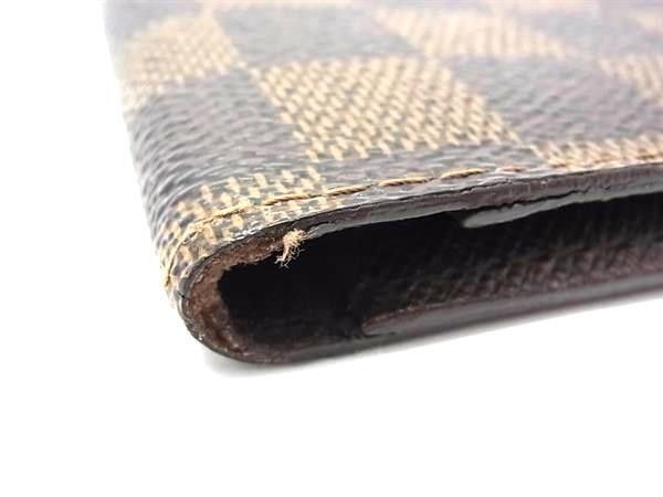 Louis Vuitton Notebook Cover Damier Agenda Posh Brown Leather — view 5