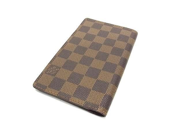 Louis Vuitton Notebook Cover Damier Agenda Posh Brown Leather — view 2