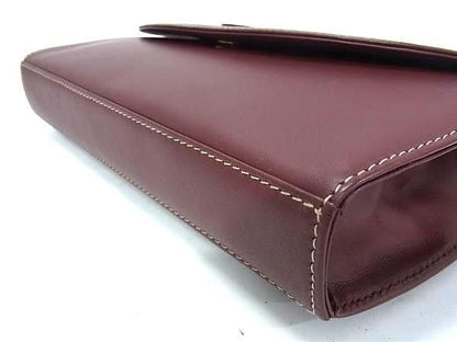 Cartier Clutch Must Line Bordeaux Leather 2-Way — view 4