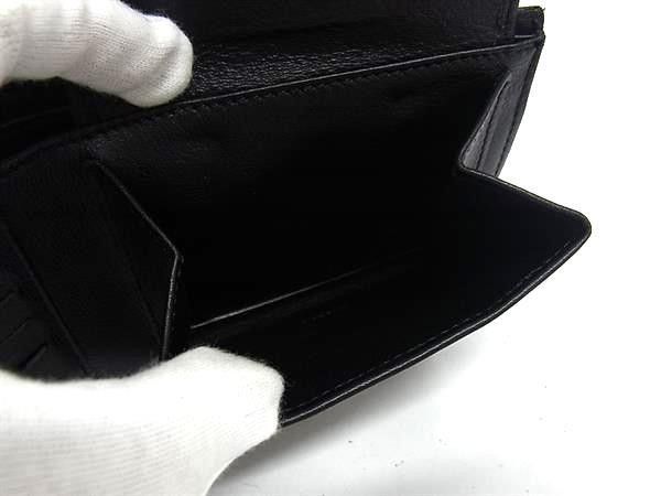 Loewe Bifold Wallet Anagram Coin Bordeaux Black Leather — view 5