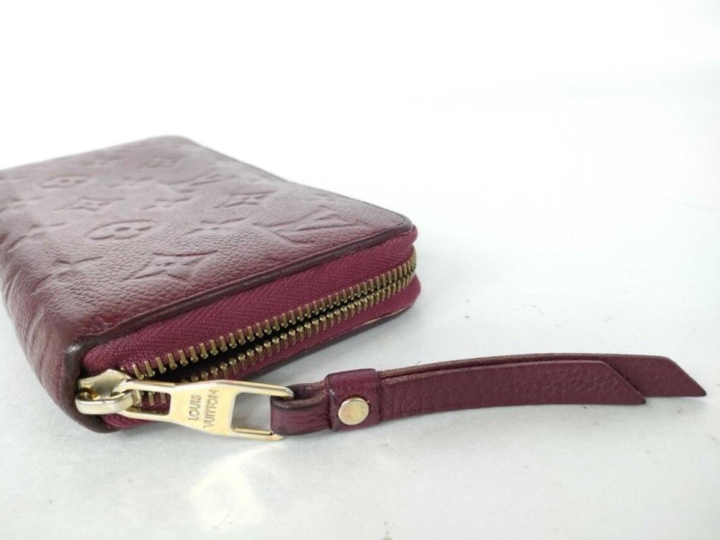 Louis Vuitton Wallet Zippy Leather Monogram Empreinte Zip Around Gold — view 5