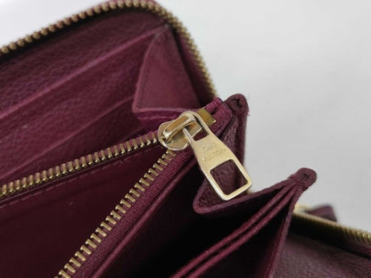Louis Vuitton Wallet Zippy Leather Monogram Empreinte Zip Around Gold — view 9