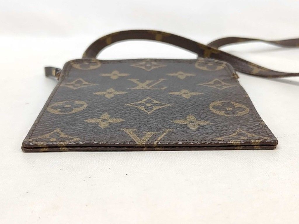 Louis Vuitton Shoulder Bag Pochette Cles Brown Monogram Pouch — view 7