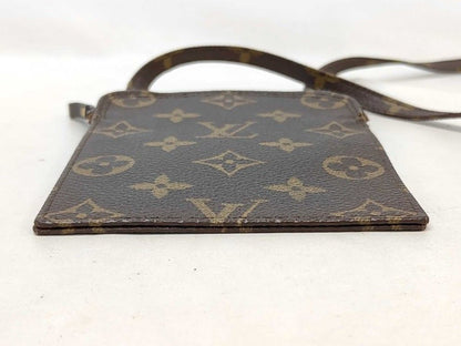 Louis Vuitton Shoulder Bag Pochette Cles Brown Monogram Pouch — view 7