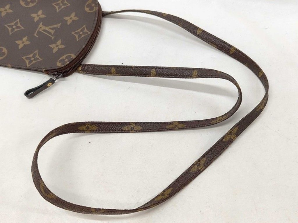 Louis Vuitton Shoulder Bag Pochette Cles Brown Monogram Pouch — view 3