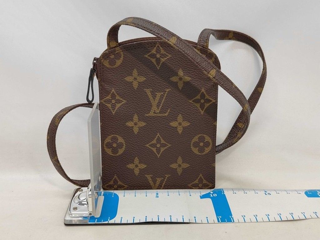 Louis Vuitton Shoulder Bag Pochette Cles Brown Monogram Pouch — view 2