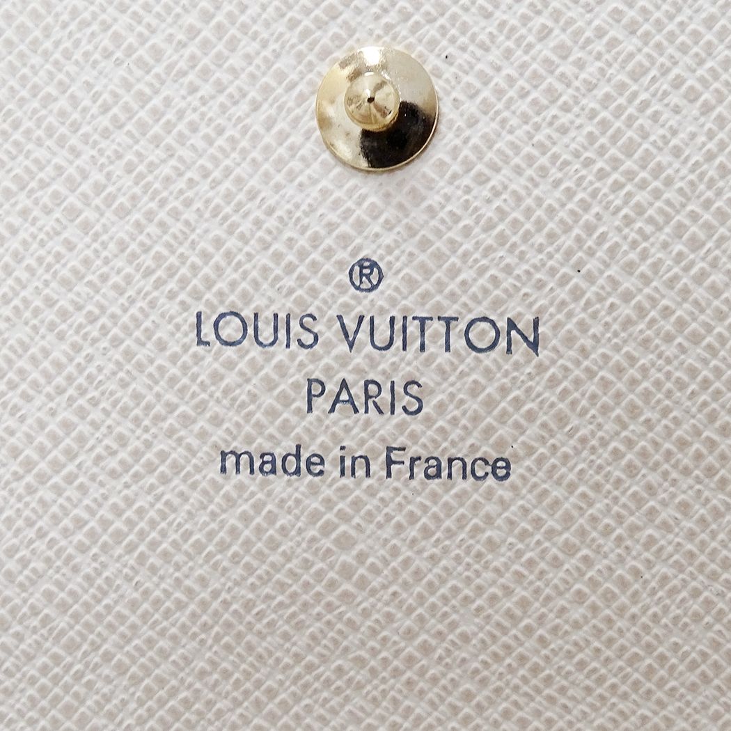 Louis Vuitton Wallet Damier Azur Bifold Portmonevier Cult Cles White Mini Small — view 5