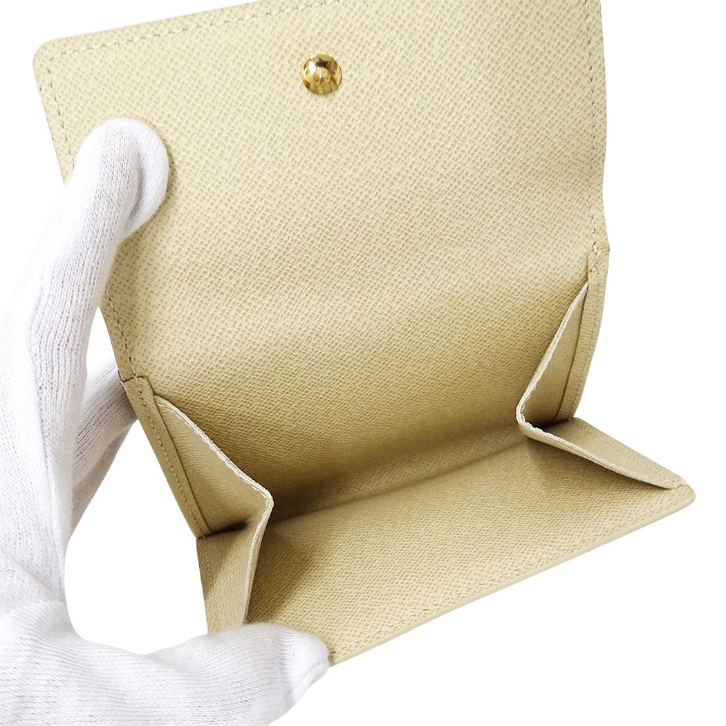 Louis Vuitton Wallet Damier Azur Bifold Portmonevier Cult Cles White Mini Small — view 7