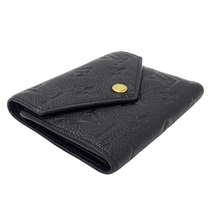 Louis Vuitton Wallet Monogram Empreinte Trifold Portefeuille Victorine Noir — view 3