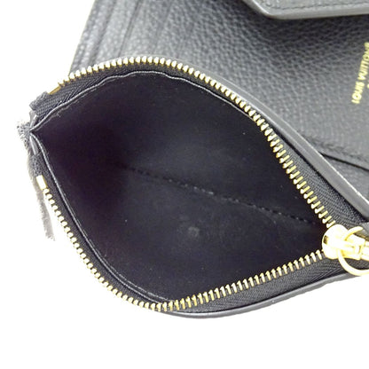Louis Vuitton Wallet Monogram Empreinte Trifold Portefeuille Victorine Noir — view 6