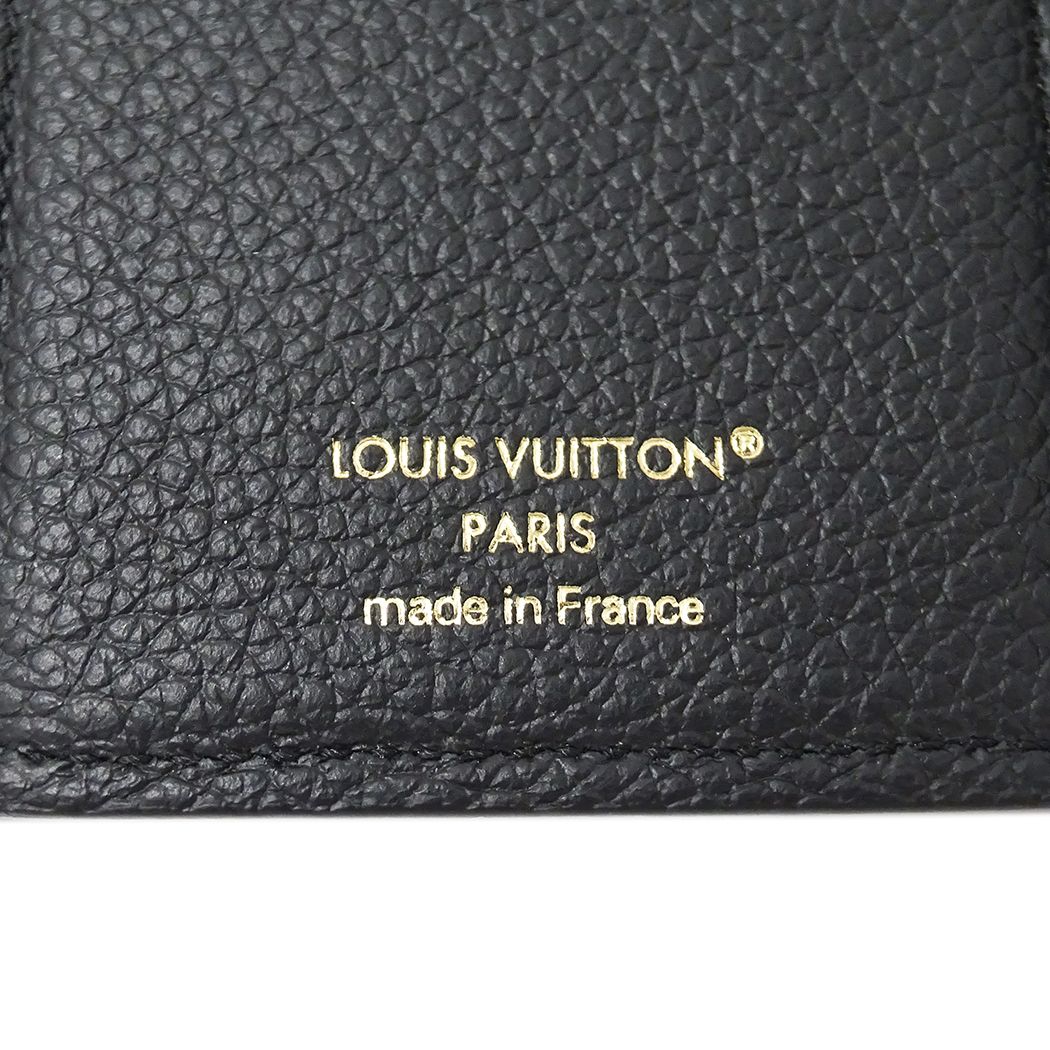 Louis Vuitton Wallet Monogram Empreinte Trifold Portefeuille Victorine Noir — view 5