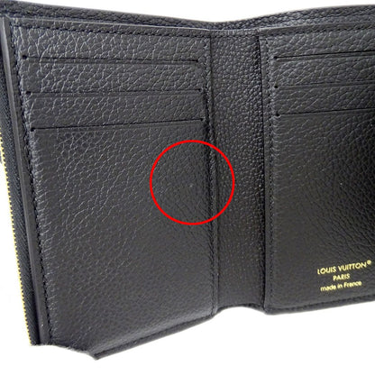 Louis Vuitton Wallet Monogram Empreinte Trifold Portefeuille Victorine Noir — view 7