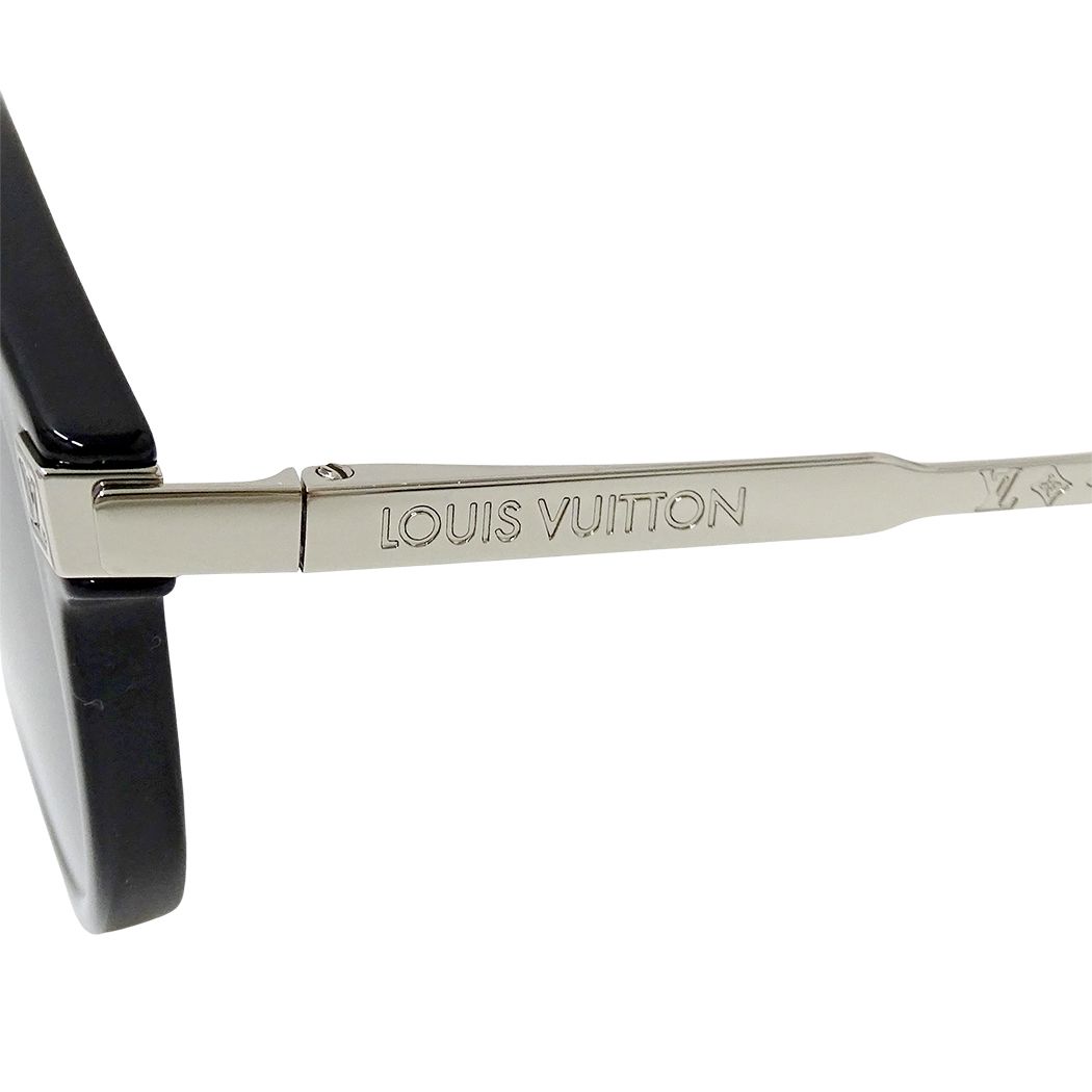 Louis Vuitton Sunglasses LV Rise Round Noir Black Summer Eyewear — view 6