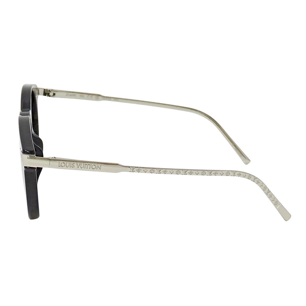 Louis Vuitton Sunglasses LV Rise Round Noir Black Summer Eyewear — view 4