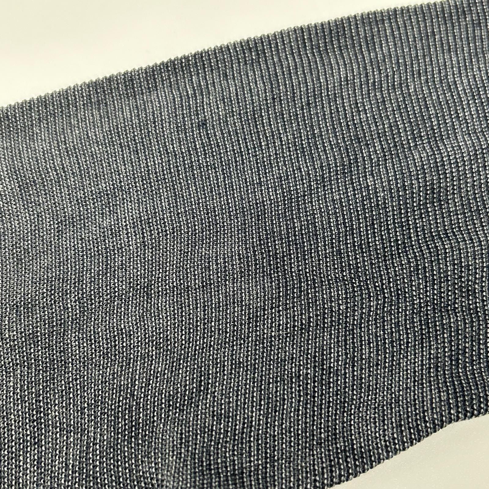 Louis Vuitton Charcoal Damier Pattern Crew Neck Long Sleeve Knit Sweater — view 8