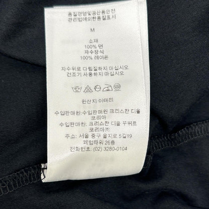 Dior Black Cotton Jersey T-Shirt — view 7
