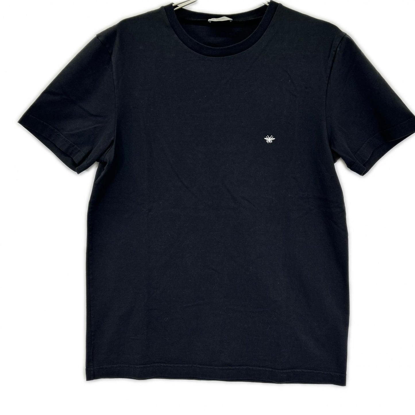 Dior Bee Embroidery Black Crew Neck T-Shirt