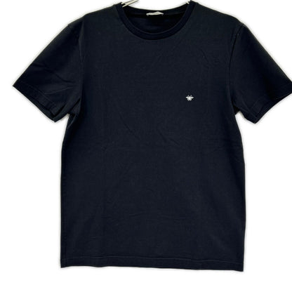 Dior Bee Embroidery Black Crew Neck T-Shirt