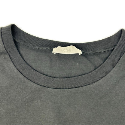 Dior Bee Embroidery Black Crew Neck T-Shirt — view 3