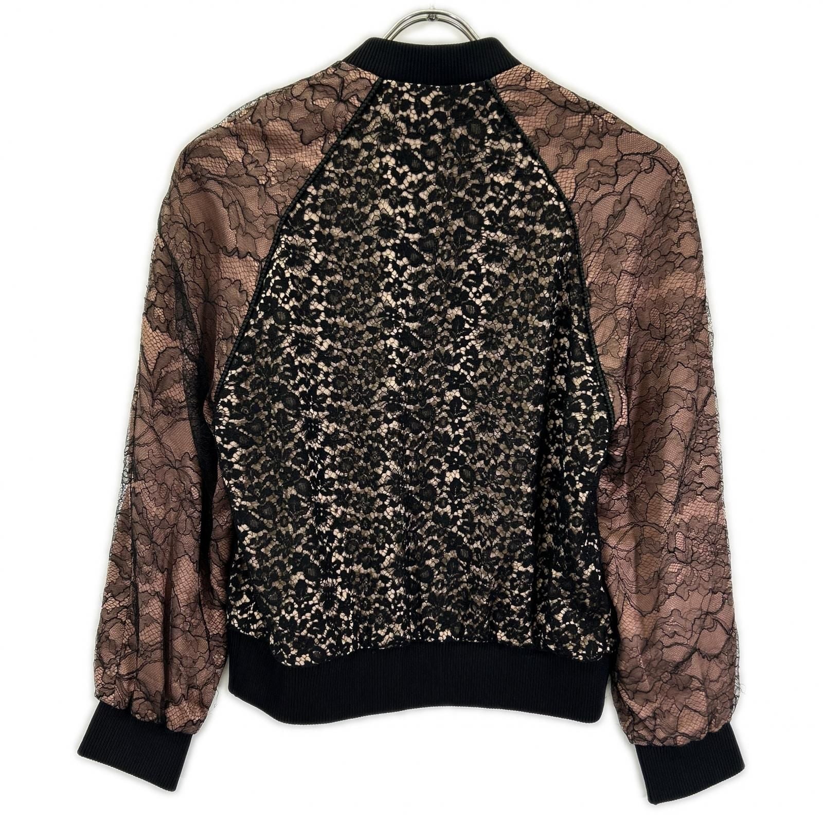 Gucci Black Beige Lace Jacket — view 2