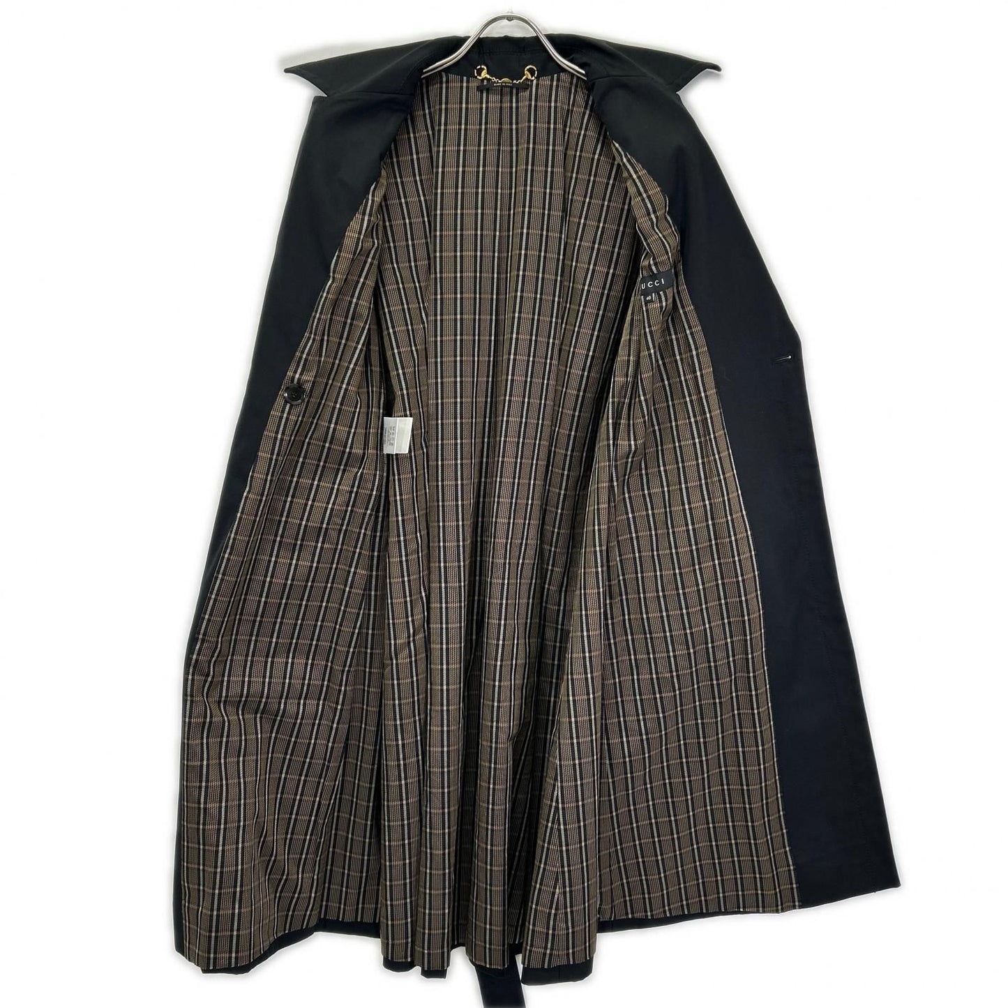 Gucci Era 08 Black Trench Coat 40 — view 3