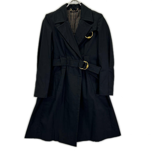 Gucci Era 08 Black Trench Coat 40