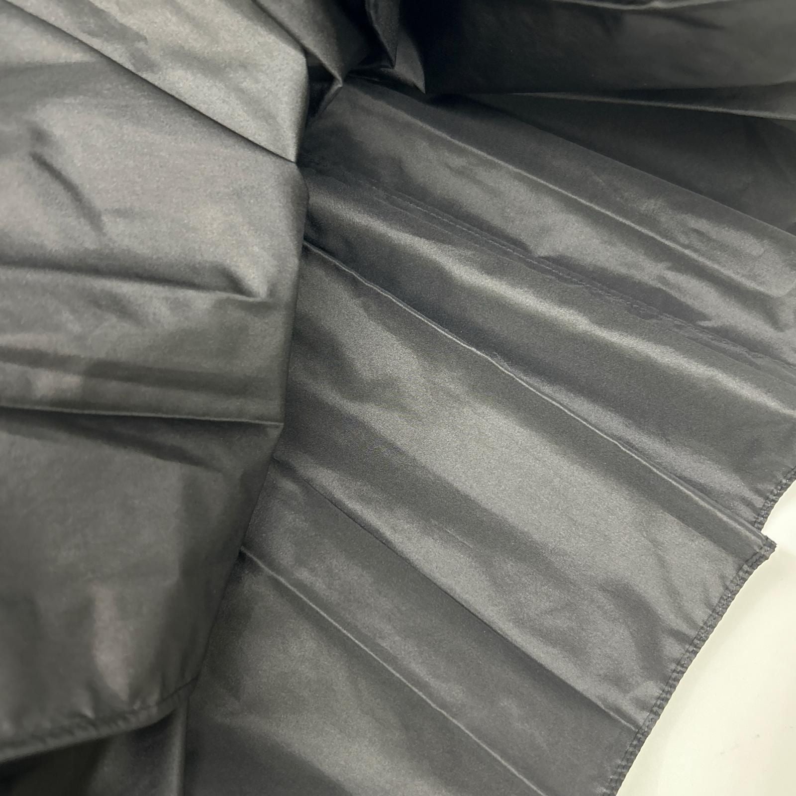 Dior Black Nylon Long Pleated Skirt — view 9