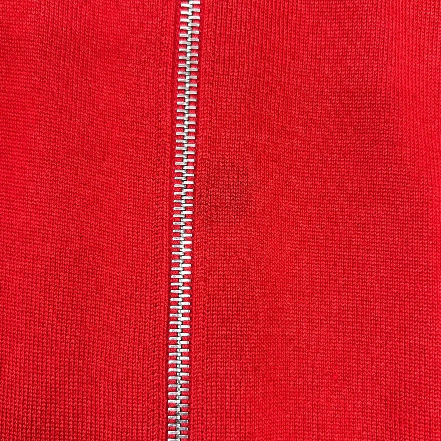 Louis Vuitton Red Wool Silk LV Circle Embroidery Elbow Patch Driver's Knit XS — view 8
