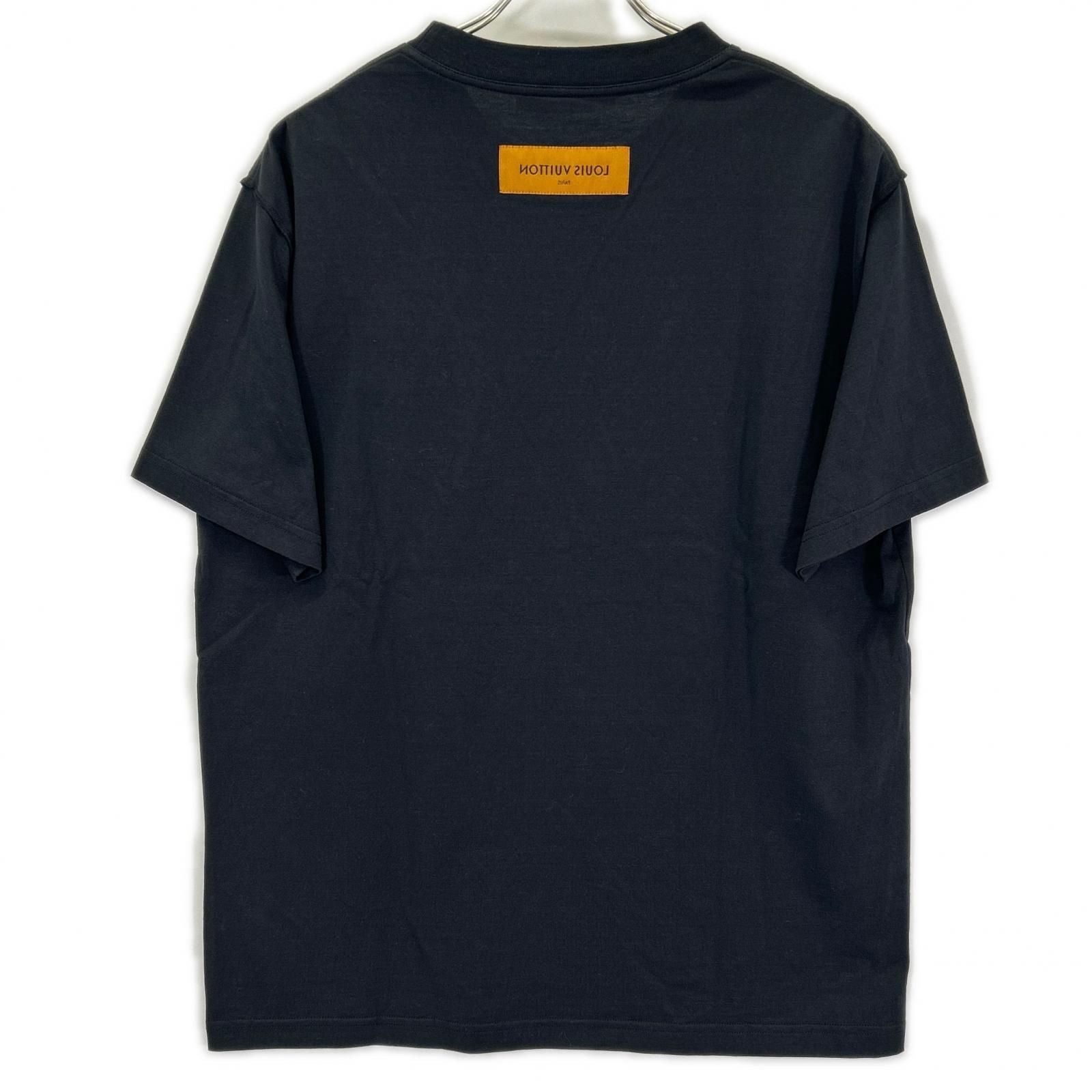 Louis Vuitton Black Embossed LV Logo T-Shirt XL — view 2