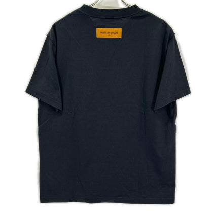 Louis Vuitton Black Embossed LV Logo T-Shirt XL — view 2