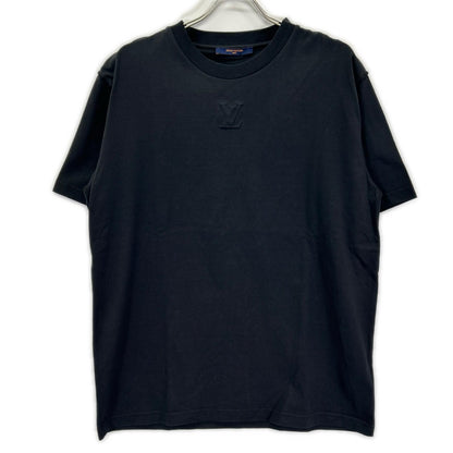 Louis Vuitton Black Embossed LV Logo T-Shirt XL