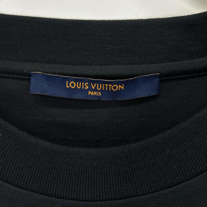 Louis Vuitton Black Embossed LV Logo T-Shirt XL — view 3
