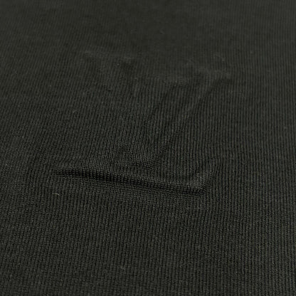 Louis Vuitton Black Embossed LV Logo T-Shirt XL — view 9
