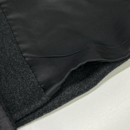 Max Mara Maxmara Studio Black Double Breasted Wool Silk Angora Belted Coat 32 — view 7