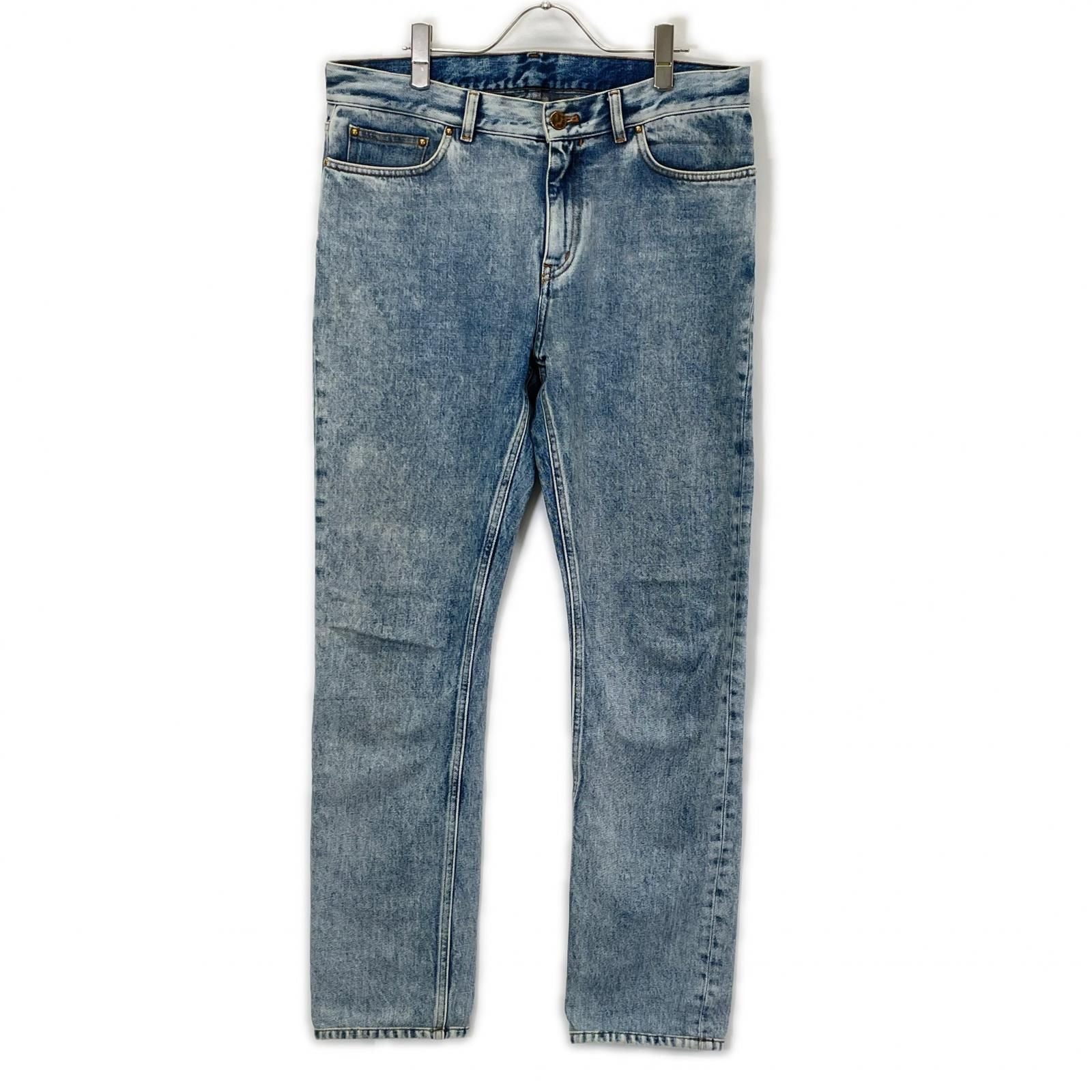 Louis Vuitton Indigo Washed Slim Jeans Denim Pants 33