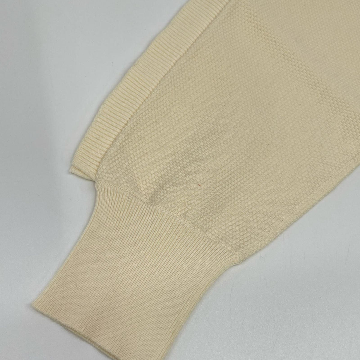 Max Mara Ivory Deformed Knit Sweater — view 8
