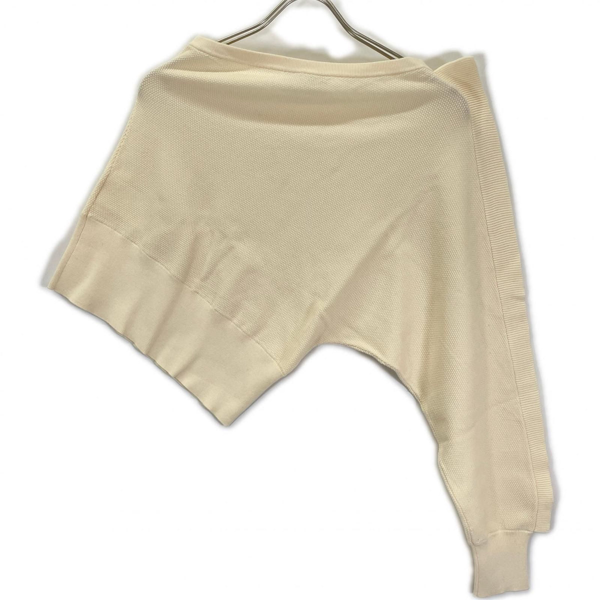 Max Mara Ivory Deformed Knit Sweater — view 2