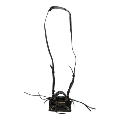 Balenciaga City Neo Classic Super Nano 2-Way Shoulder Bag Croco — view 4