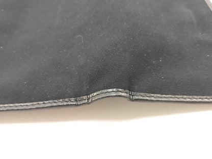 Fendi Wallet Black Canvas Leather Trifold Silver — view 9