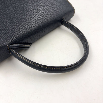 Loewe Barcelona Calfskin Darknavy Handbag Gold — view 5