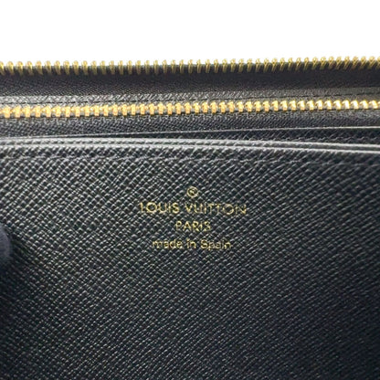 Louis Vuitton on Zippy Wallet Leather Black White Multicolor Gold — view 4