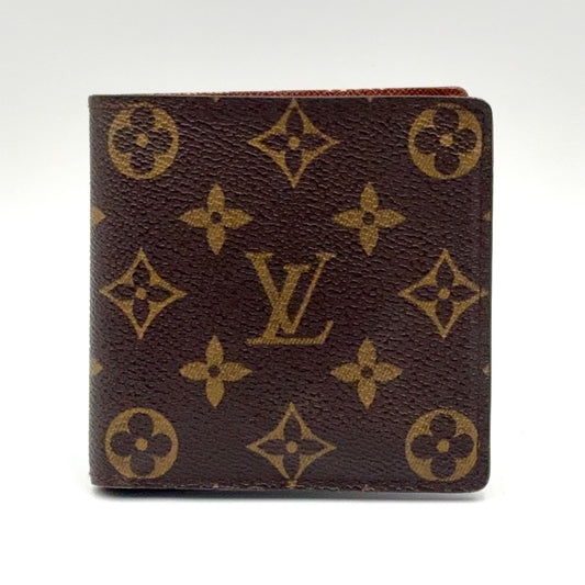 Louis Vuitton Porto Billets Cult Cles Monet Monogram Leather Brown Bi Foldwallet