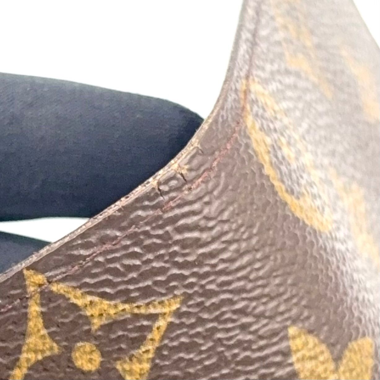Louis Vuitton Porto Billets Cult Cles Monet Monogram Leather Brown Bi Foldwallet — view 7