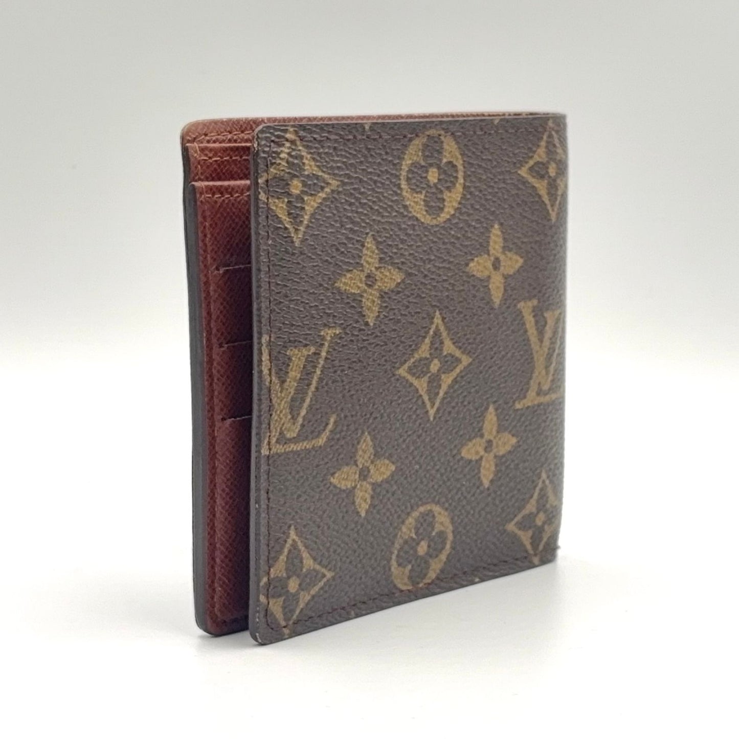 Louis Vuitton Porto Billets Cult Cles Monet Monogram Leather Brown Bi Foldwallet — view 2