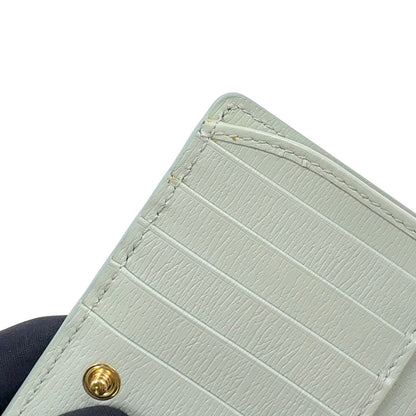 Gucci Leather Lightgreen Bi Foldwallet Gold Wallet — view 9