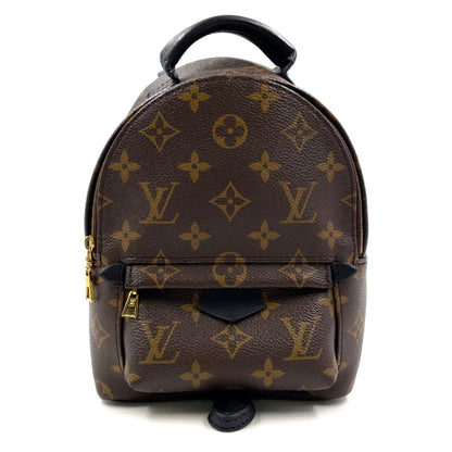 Louis Vuitton Palm Springs Backpack Mini Monogram Correspondence Leather Brown