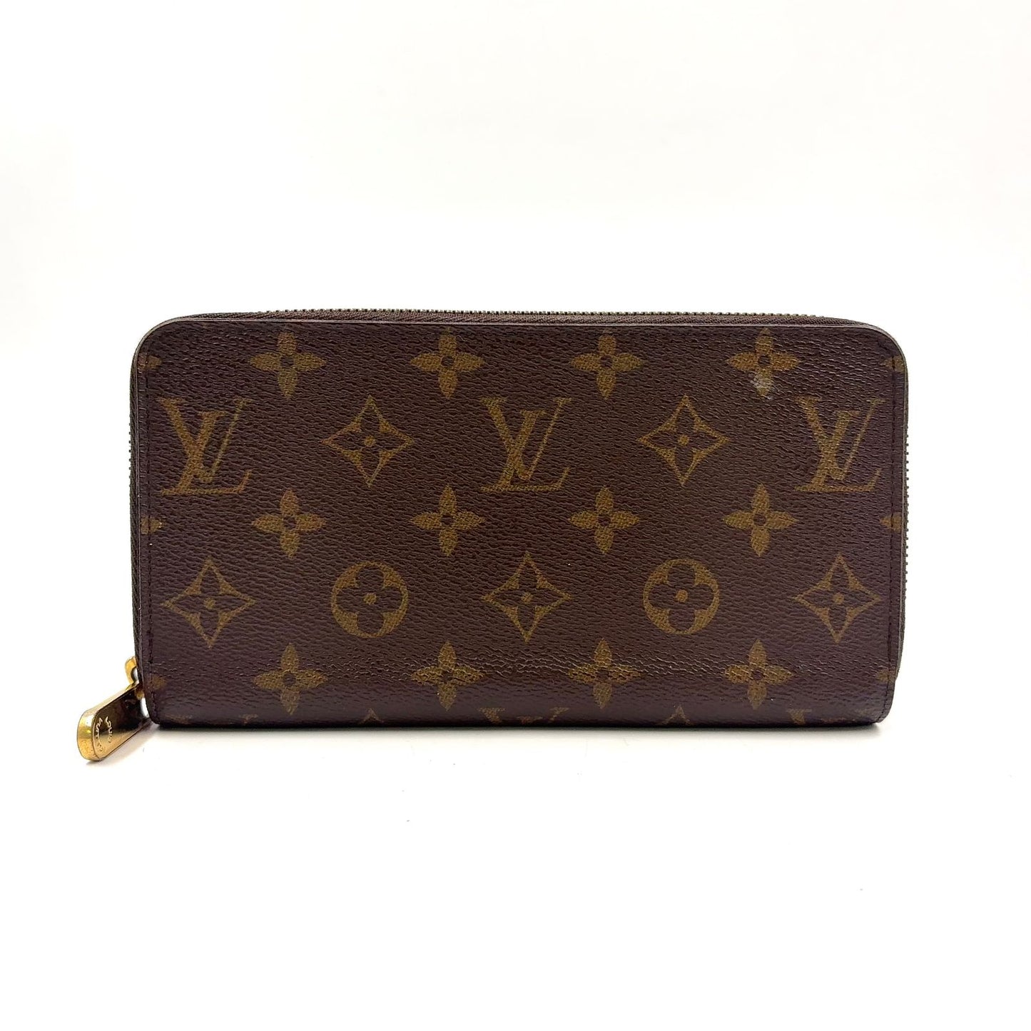 Louis Vuitton Zippy Wallet Monogram Rose Ballerine Leather Brown Light Pink